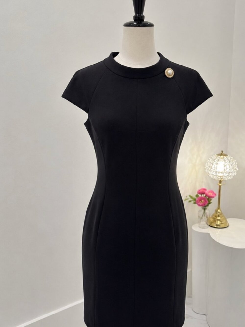 Harper Rose Black Sheath Dress Size 8